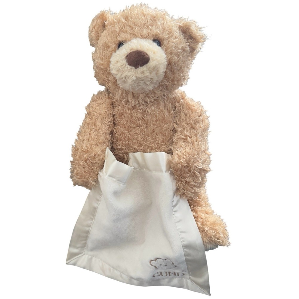 Baby GUND 13" Peek-a-Boo Teddy Bear Plush Animated Stuffed Animal